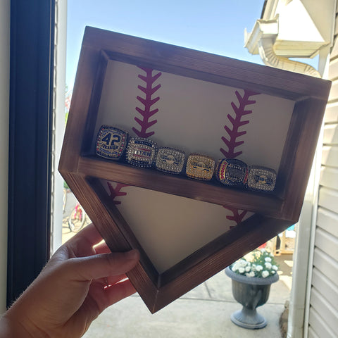 Small Rustic Ring Display.