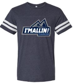 .I'm all in Vintage Navy unisex Jersey Tee.