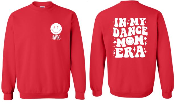 .HWDC in my Dance Mom Era Crewneck Sweatshirt.