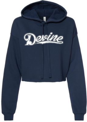 .Devine Cropped BELLA + CANVAS - Women's Cropped Hoodie.