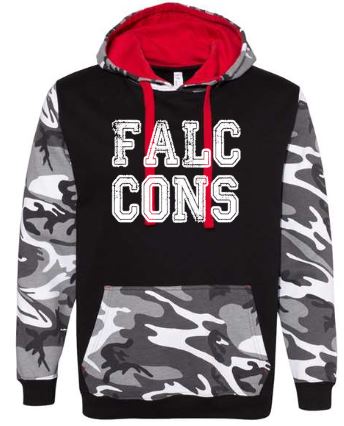 .FALCONS Woodland Camo Hoodie.