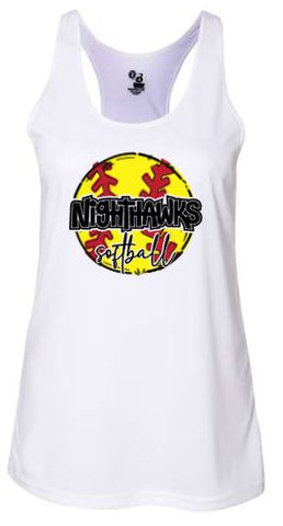 .NIGHTHAWKS softball Badger Polyester Tank.