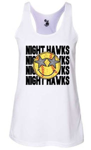 .NIGHT HAWKS Star Softball Badger Polyester Tank.