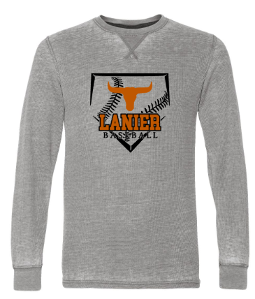 .Lanier baseball Vintage Thermal Long Sleeve.