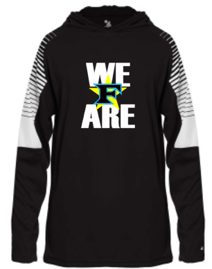 .We are Lineup Hooded Long sleeve.