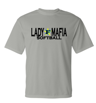 .Lady Mafia Softball Dry Fit Tee.