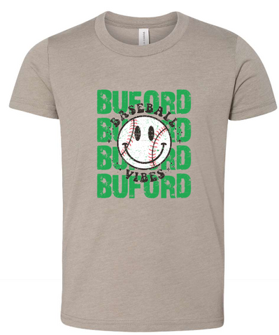 .Distressed Stone Buford Bella Canvas Tee.