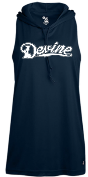 .Devine Badger Hooded Navy Tank.