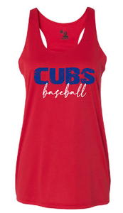 .Polyester CUBS baseball Tank.