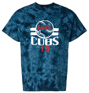 .Dyenomite Custom Cubs Baseball Vibes Tee.