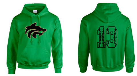 .Buford Wolf Sweatshirt with Number.