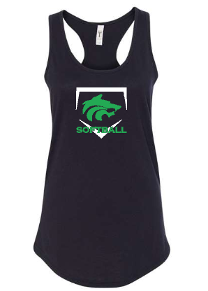 . Buford Homeplate Black Fitted Adult Tank.