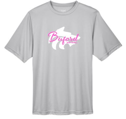 .Buford Softball White Dry Fit Tee.