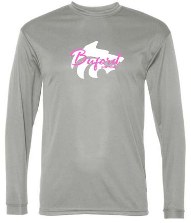 .Unisex Long Sleeve Buford Softball Performance Tee.