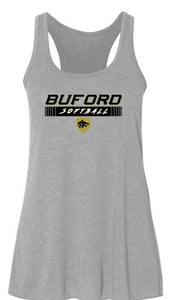 .Buford Softball Flowy Bella Tank.