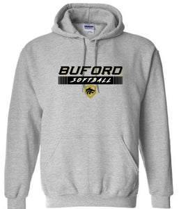 .Buford Softball  Sport Grey Hoodie.