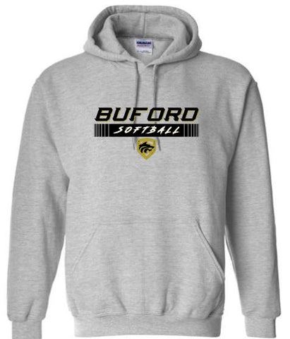 .Buford Softball  Sport Grey Hoodie.