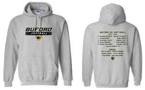 .Buford Softball Hoodie With Roster.