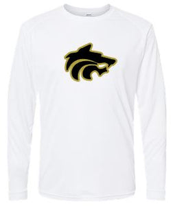.Unisex Long Sleeve Wolf Performance Tee.