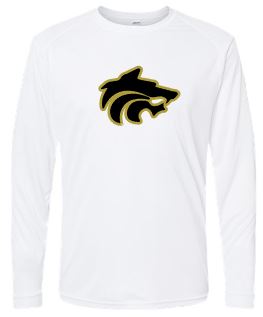 .Unisex Long Sleeve Wolf Performance Tee.