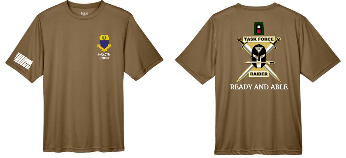 .Coyote Brown Dry Fit Tee.