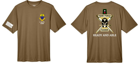 .Coyote Brown Dry Fit Tee.