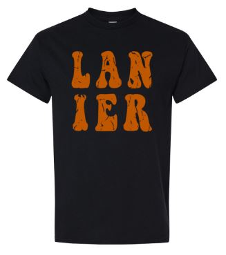.Distressed Lanier Black Comfort Colors Short Sleeve.