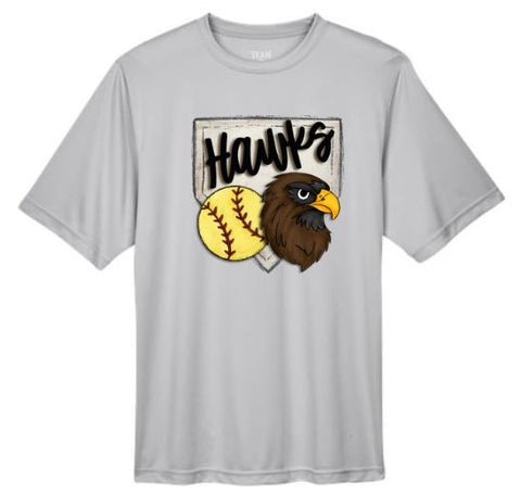 .Hawks Homeplate Dry Fit Tee.