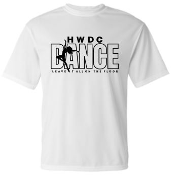 .HWDC Dance unisex Dry Fit Tee.