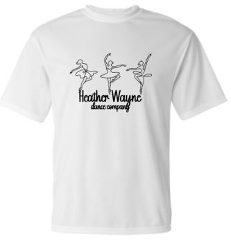 .Heather Wayne Dancers unisex Dry Fit Tee.
