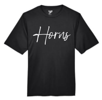 .Black Horns Short Sleeve Dry Fit tee.