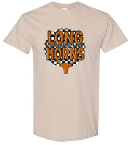 .Khaki Longhorns Comfort Colors Short Sleeve.