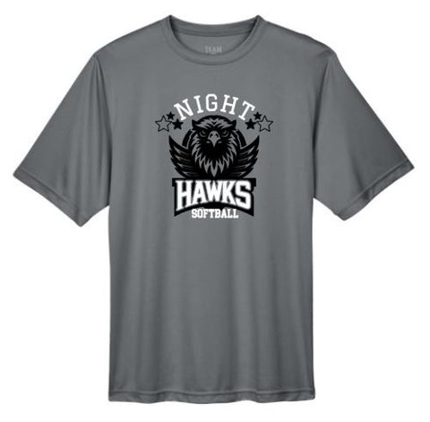 .Night Hawks Softball Dry Fit Tee.