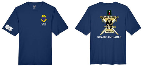 .Navy Dry Fit Tee.