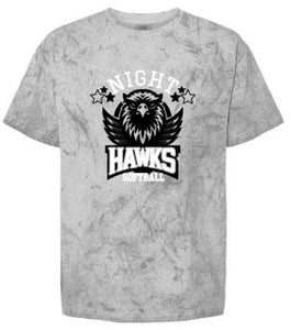 .Night Hawks Softball Comfort Blast Tee.