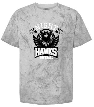 .Night Hawks Softball Comfort Blast Tee.