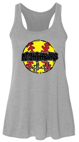 .NIGHTHAWKS softball Flowy Bella Tank.