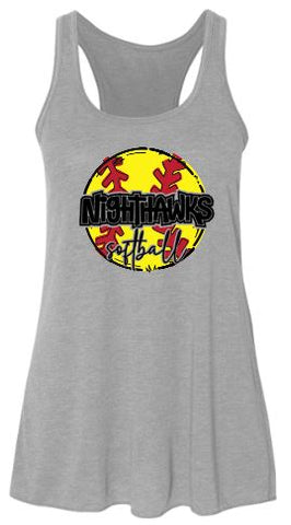 .NIGHTHAWKS softball Flowy Bella Tank.