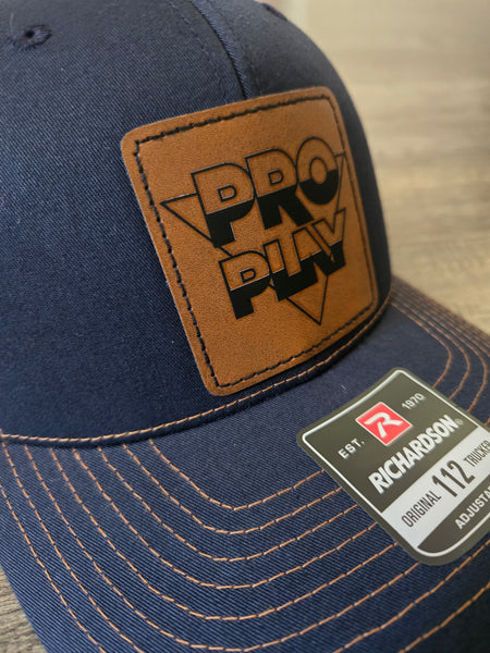 .Richardson Navy/caramel Patch Hat.