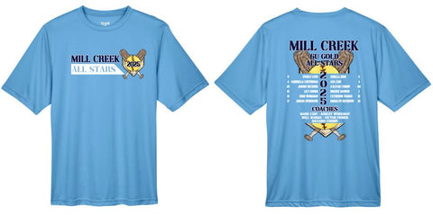 .Dry Fit All Star Light Blue Roster Tee.