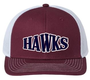 .Maroon Everyday Trucker Hat.