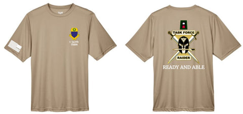 .Tan Dry Fit Tee.
