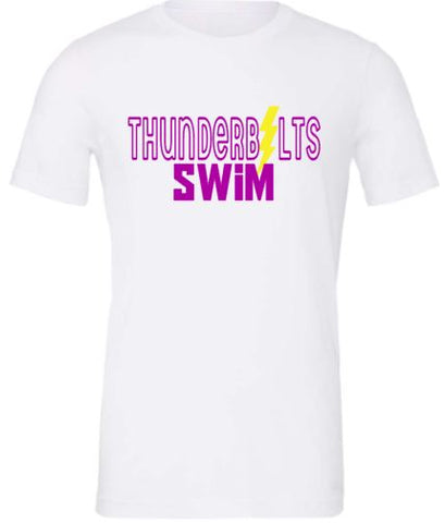 .UnisexThunderbolts SWIM Bella tee.