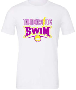 .Unisex Thunderbolts Swim Bella tee.