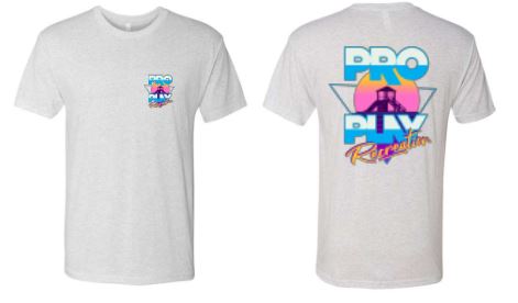 .Next Level  Heather White short sleeve.