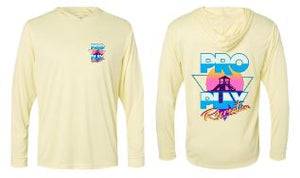 .Paragon Hooded Long Sleeve-Pale Yellow.