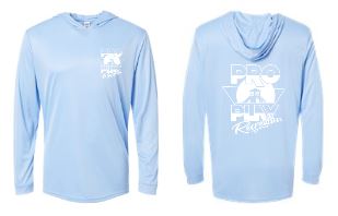.Paragon Hooded Long Sleeve-Blue Mist.
