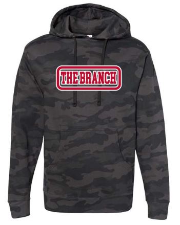 .THE BRANCH Storm Camo Sweatshirt.