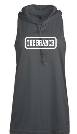 .THE BRANCH Badger Hooded Tank.