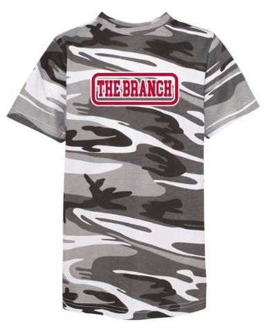 .THE BRANCH Woodland Camo Tee.